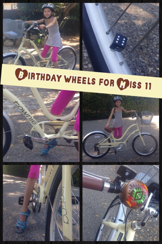 Birthday wheels for Miss 11